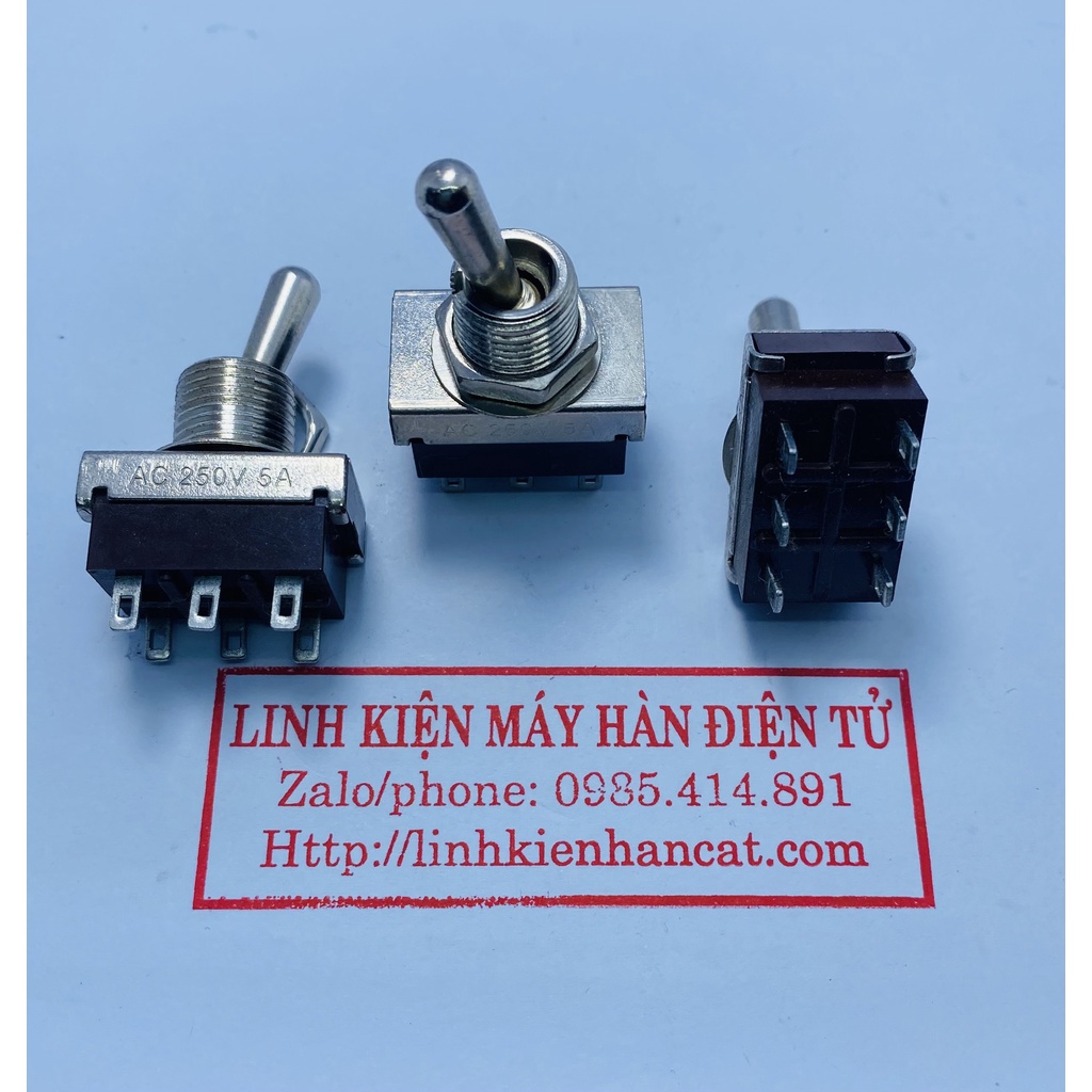 Công Tắc Chuyển Mạch 6 Chân Tròn 2 Chế Độ KN32