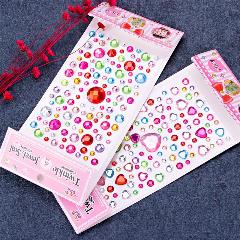Tấm sticker trang trí giả đá đầy màu sắc