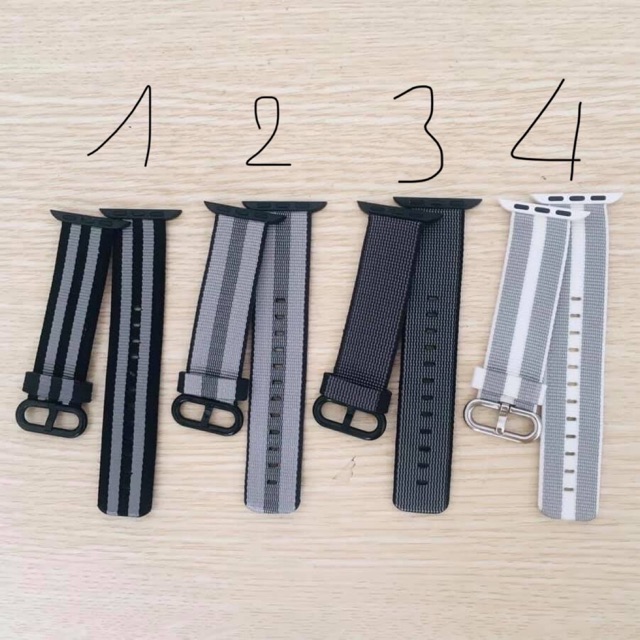 Dây woven nylon phối màu sắc cực đẹp cho apple watch