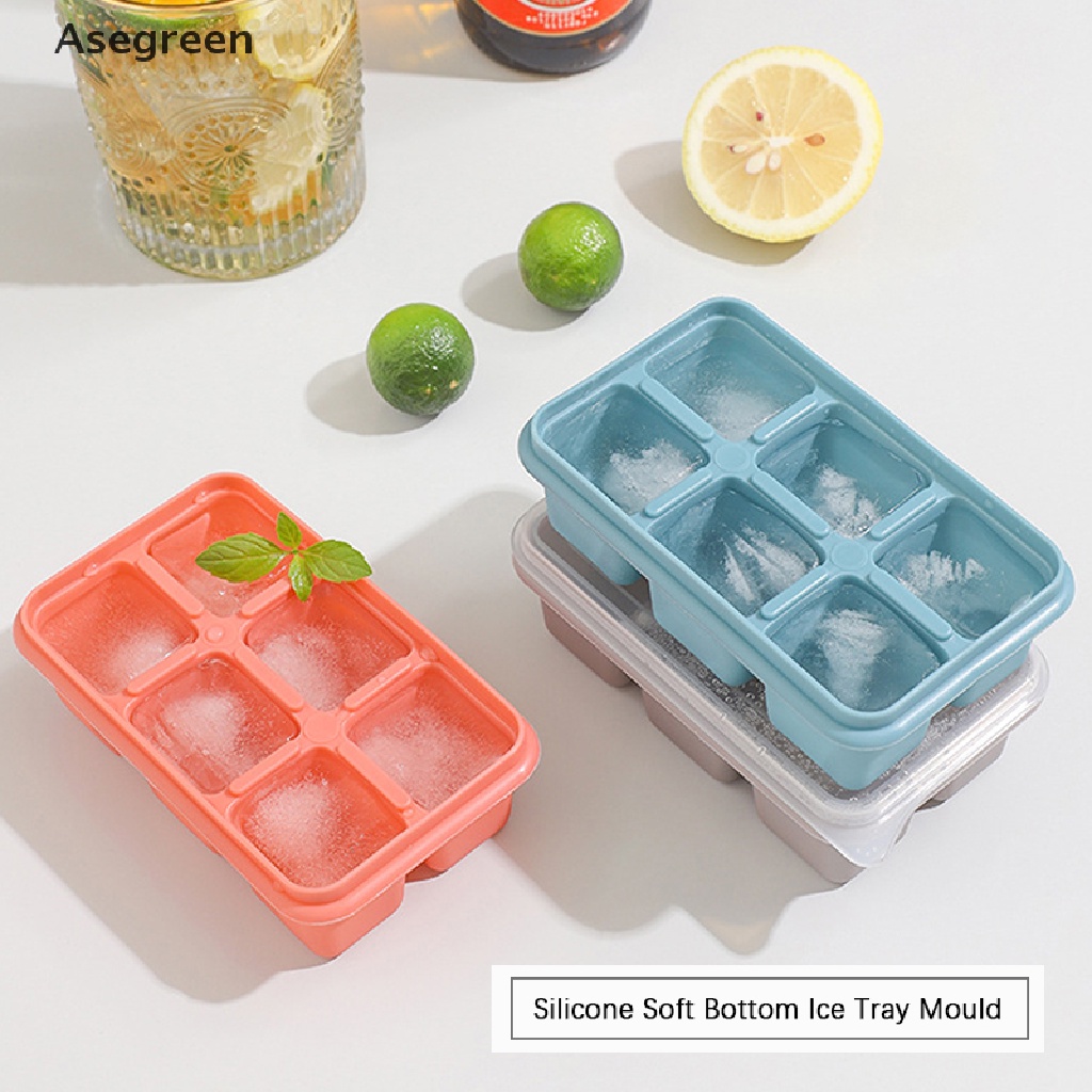 Khuôn silicone làm đá viên có nắp đậy tiện dụng màu sắc lựa chọn