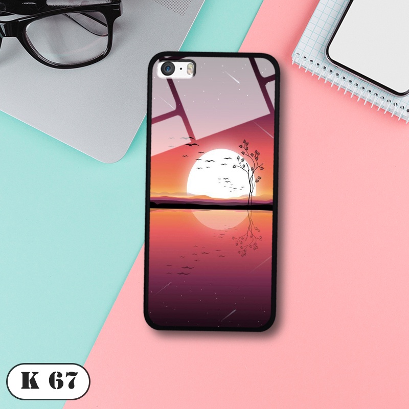 Ốp lưng iPhone 5 / 5s / 5SE  - Lưng kính 3D