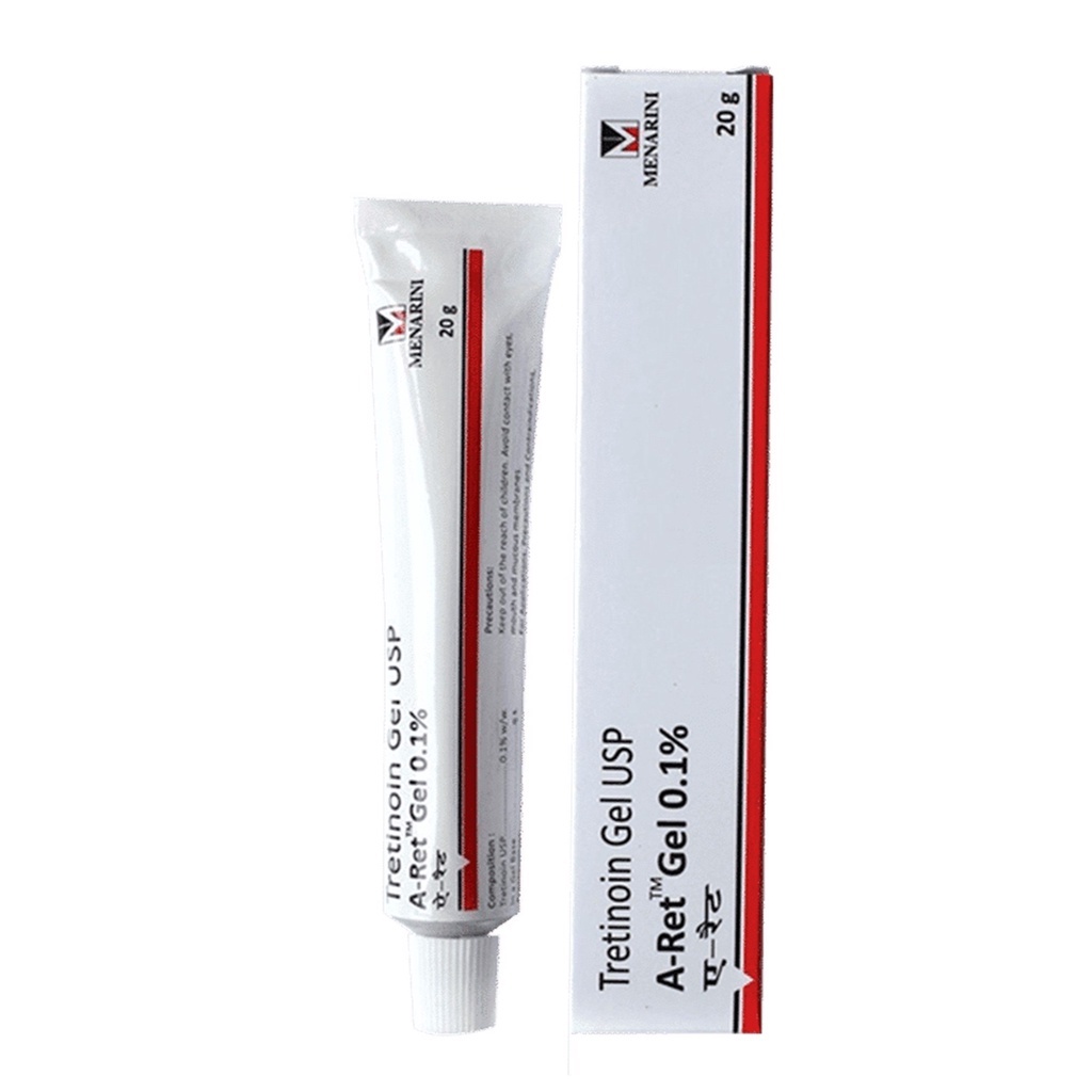 Kem TRETINOIN ARET 0,025-0,5-0,1% cho da dầu mụn, lão hoá 15g