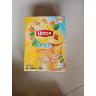 Lipton ice tea trà vị đào, vị chanh 16 gói