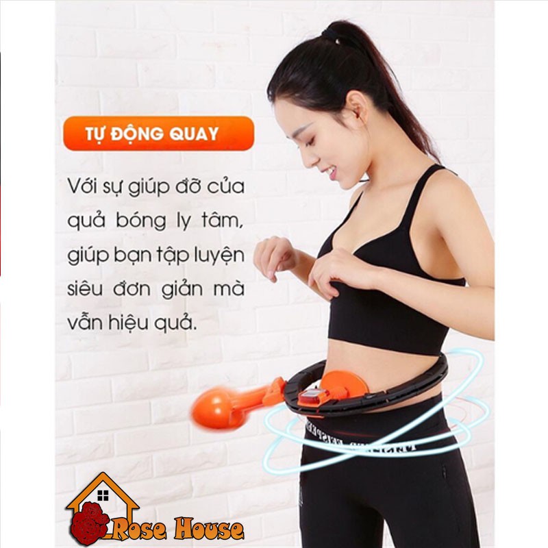 Vòng Lắc Giảm Eo Hula Có Đồng Hồ Đếm Số Vòng Thông Minh, hiệu quả gấp 3 lần