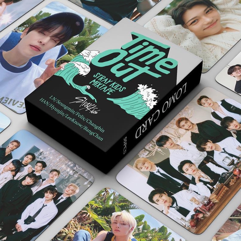 Set 55 Tấm Thẻ Ảnh LOMO Nhóm Nhạc KPOP Stray Kids