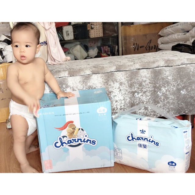 Bỉm Charnins nội địa trung L40 quần/ XL38 quần/ L80 quần/ XL76 quần