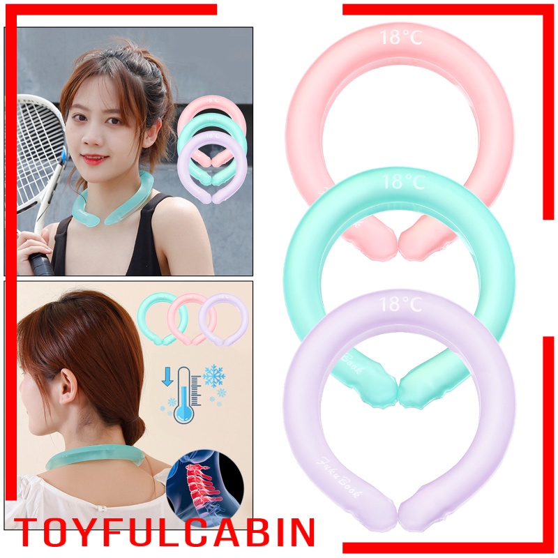 [Toyfulcabin] Khăn Quàng Cổ Làm Mát Dạng Ống Làm Mát Mùa Hè