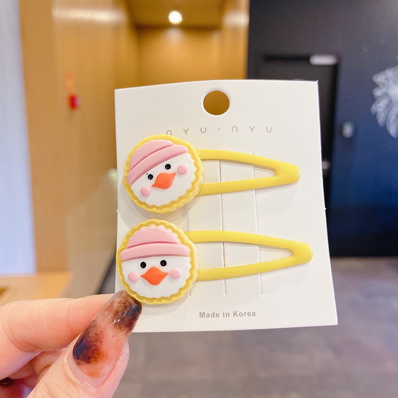 Kẹp tóc thời trang nhỏ nhắn họa tiết hoạt hình nhiều kiểu đáng yêu cho bé gái