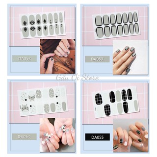 Bộ Nail Sticker dán móng tay dễ thương