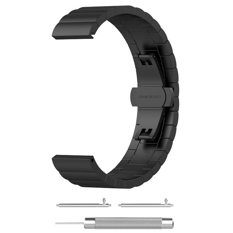 Stainless Steel Watchband for Fossil Gen 4 3 2 Q Explorist Hr Smartwatch Replace Metal Bracelet Watch Band Black