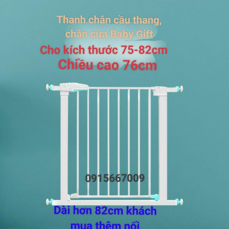 💘 FREE SHIP 💘 Thanh chắn cửa, cầu thang 75-82cm Không cần khoan tường 💘