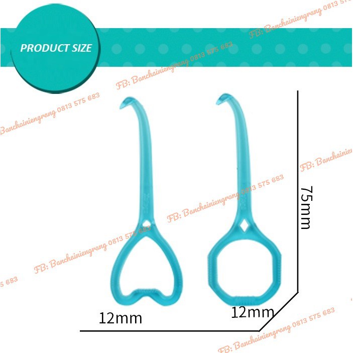 Dụng cụ tháo khay niềng răng trong suốt, móc tháo hàm duy trì trong suốt, móc tháo khay Invisalign, Leetray....