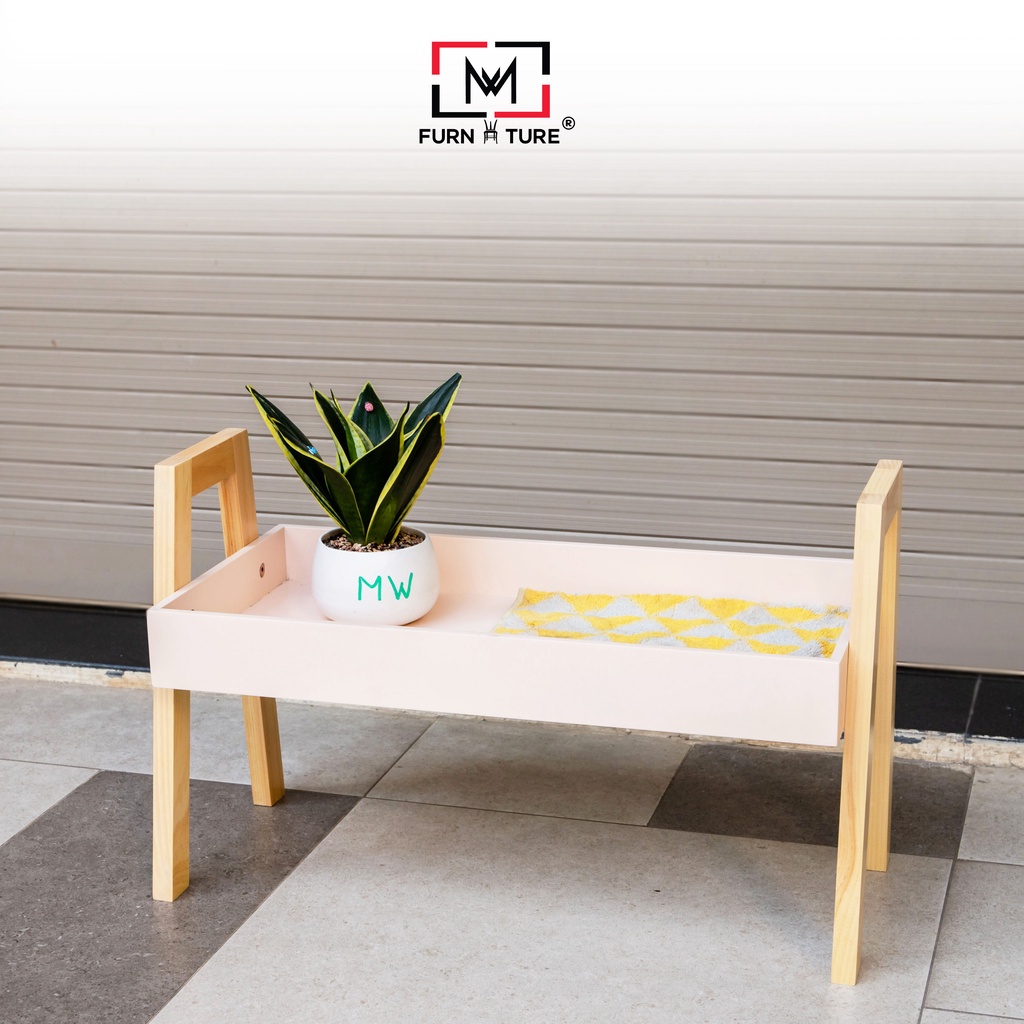 Kệ đựng đồ đa năng màu hồng Pastel xuất khẩu hàn quốc MW FURNITURE - Nội thất trang trí