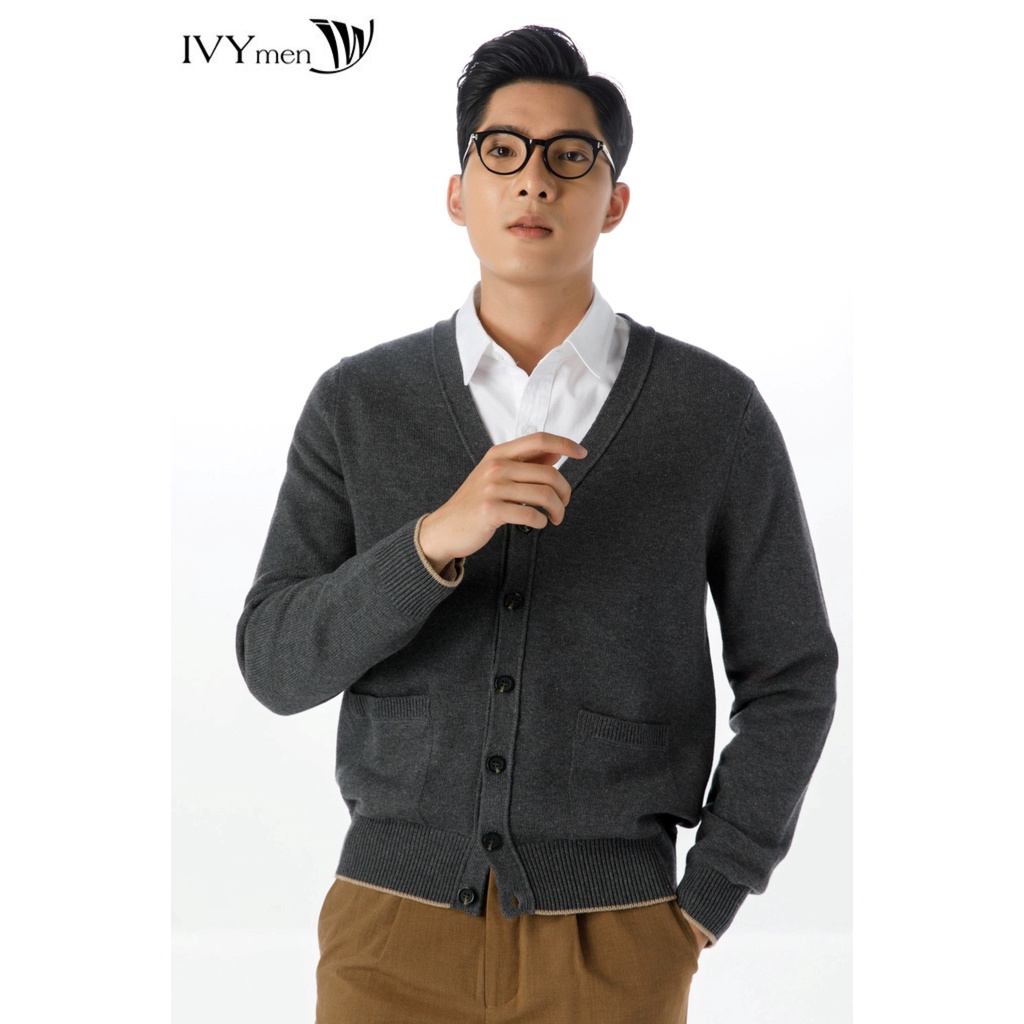 Áo khoác len cardigan nam IVY moda MS 77E3127