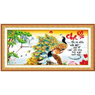 Tranh đính đá CHA MẸ YN5129 (95x57cm) chưa đính