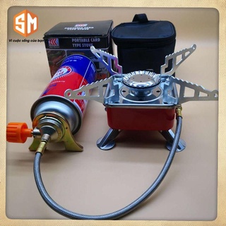 Bếp ga du lịch mini dã ngoại gấp gọn đa năng tiện lợi- bếp gas mini - tr393