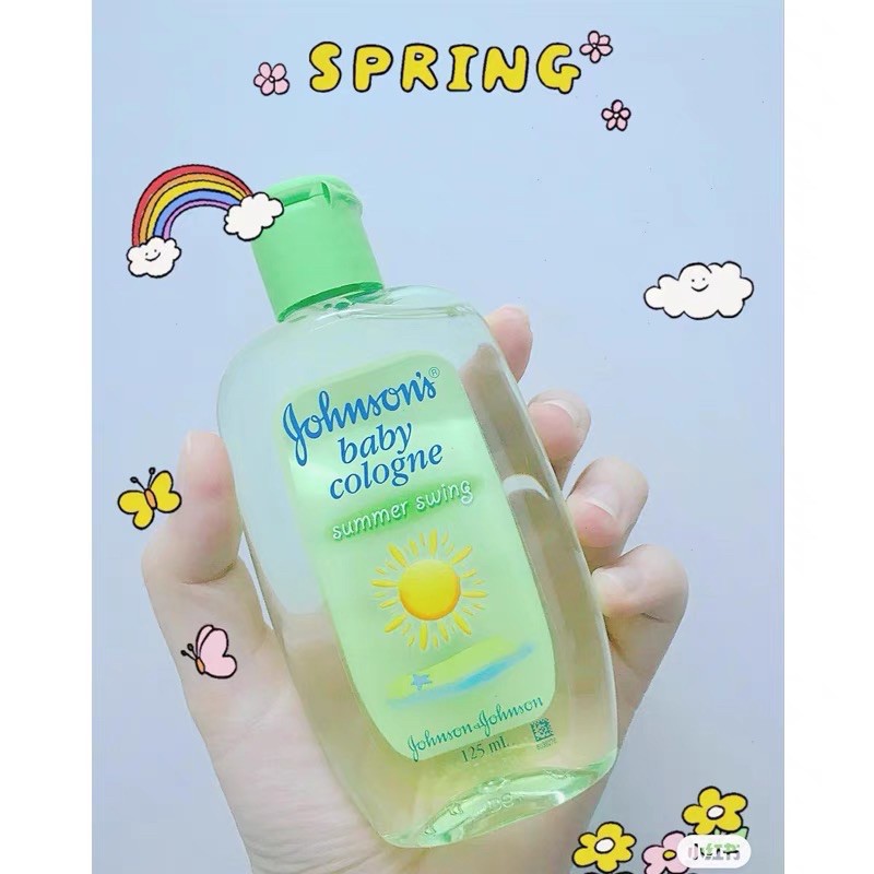 (HSD:01/2023) 125ml Nước hoa Johnson's Baby hương mùa hè HÀNG CÔNG TY