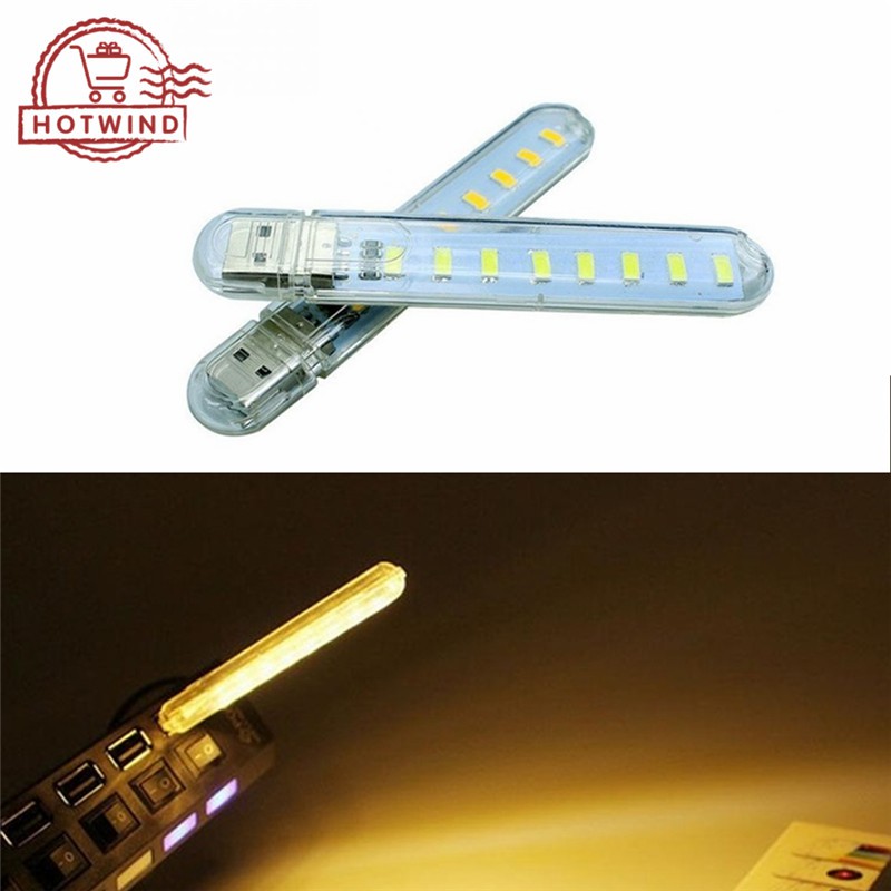 Đèn LED mini HW 8 bóng 5V DC 5V cắm USB