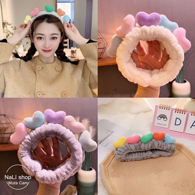 [HOT SALE] BĂNG ĐÔ TRÁI TIM MÀU PASTEL SIÊU NGỌT