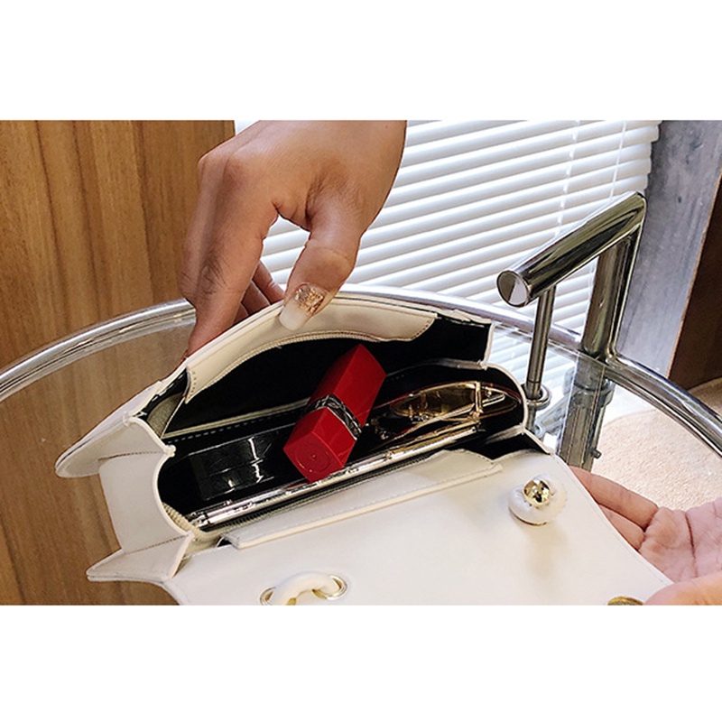 Ielgy Túi Yên Ngựa Đeo Chéo Họa Tiết Dập Nổi Cho Nữ