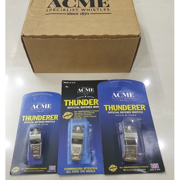 Còi Đồng Acme Thunderer Whistles (Nickel Plated)