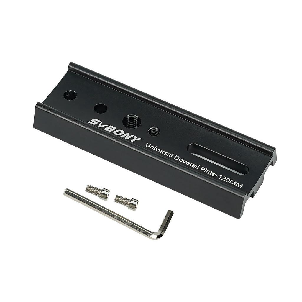 SVBONY SV219 Tấm gắn Dovetail phổ quát 120/210/300mm Phụ kiện kính viễn vọng Tương thích với Yên xe kiểu Vixen để chụp ảnh thiên văn trên bầu trời gắn OTA xích đạo