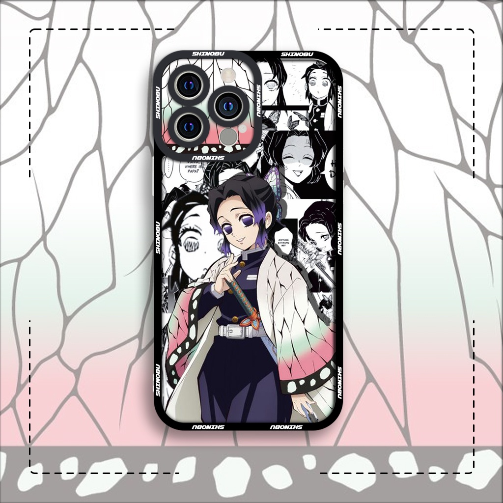 Ốp lưng iphone cạnh vuông JM shinobu demon slayer manga 6plus/6s/6splus/7/7plus/8/8plus/x/xs/11/12/pro/max/plus/promax
