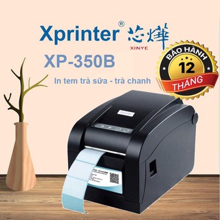 Máy in Dpos Xprinter XP350B USB in tem nhãn mã vạch Minicode và đơn hàng tem phiếu vận chuyển sàn TMĐT - XP 350B thumbnail