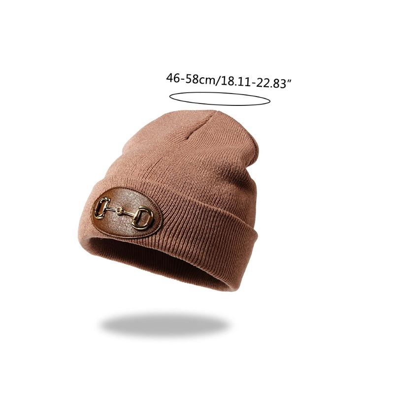 Mũ Beanie Dệt Kim Thiết Kế Unisex Thời Trang Mùa Đông Cho Hoạt Động Ngoài Trời