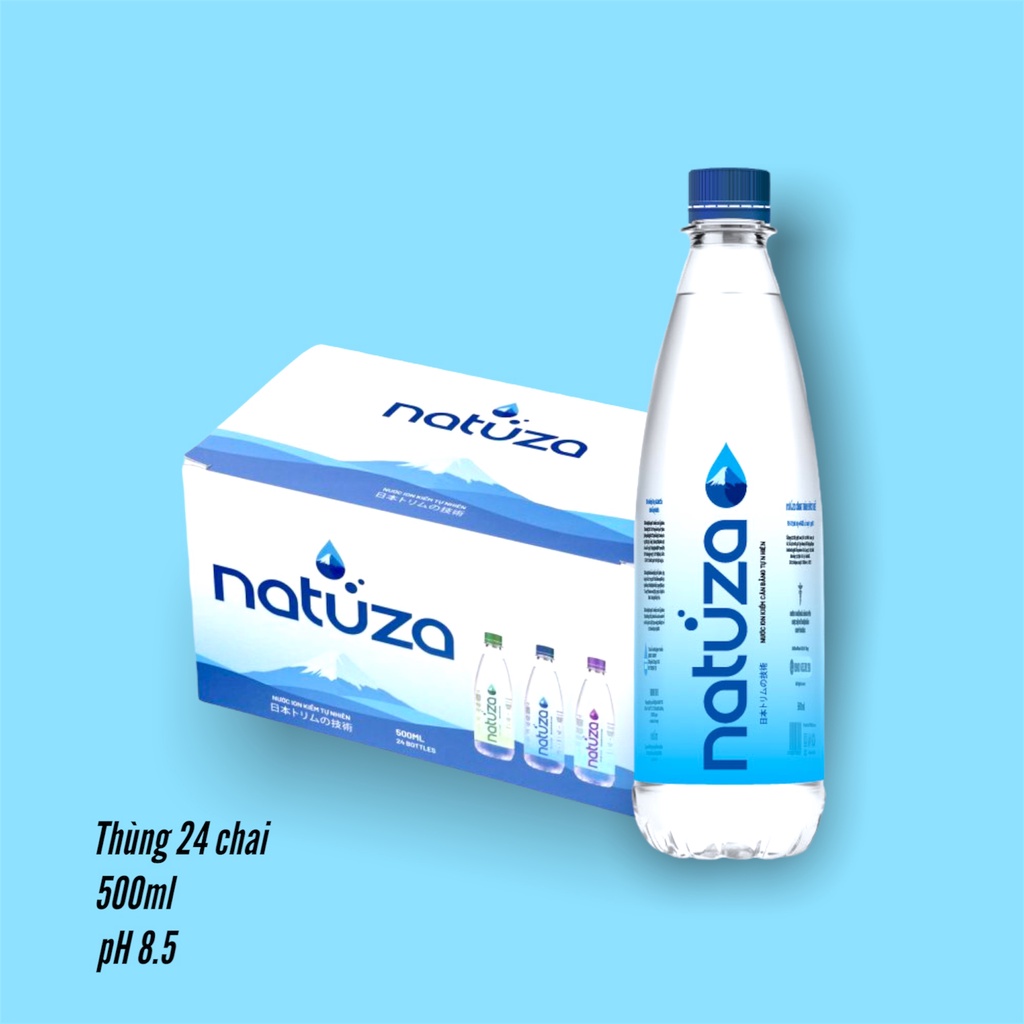 Nước Uống Ion Kiềm Natuza pH 8.5 500ml