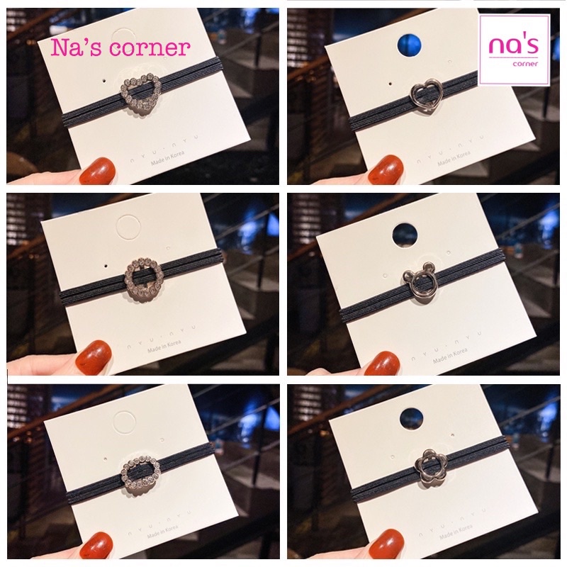 Thun chun buộc cột tóc kim loại