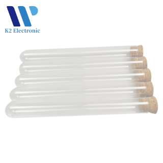 (Hàng Mới Về) Bộ 50 Ống Nghiệm Nhựa 20x150mm 30ml Kèm Nút Bần (K2V)