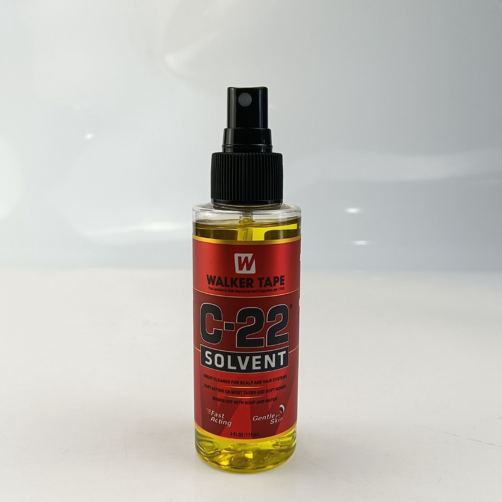 Dung dịch tẩy keo tóc giả WALKER TAPE C-22 SOLVENT, dễ dàng tẩy phần keo sót lại, mùi thơm dễ chịu, dung tích 118ml