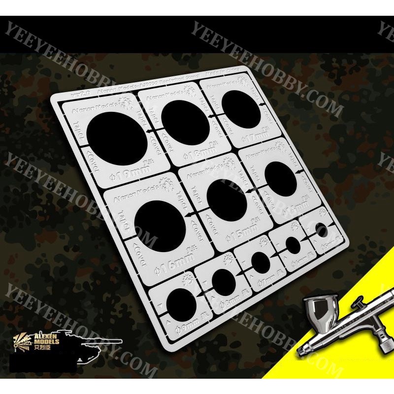 DỤNG CỤ ALEXEN - KHUÔN HỖ TRỢ SƠN MÔ HÌNH MẪU HÌNH TRÒN AJ0050