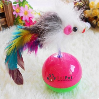 Đồ Chơi Bóng Chuột Lông Lật Đật Cho Mèo