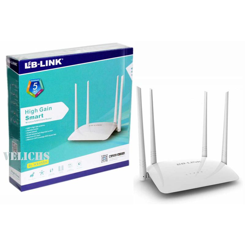 [ Chính hãng] Bộ phát sóng wifi LB-LINK BL-WR450H 300Mbps - Sóng cực khỏe - 4 router - Bảo hành 24 tháng | BigBuy360 - bigbuy360.vn