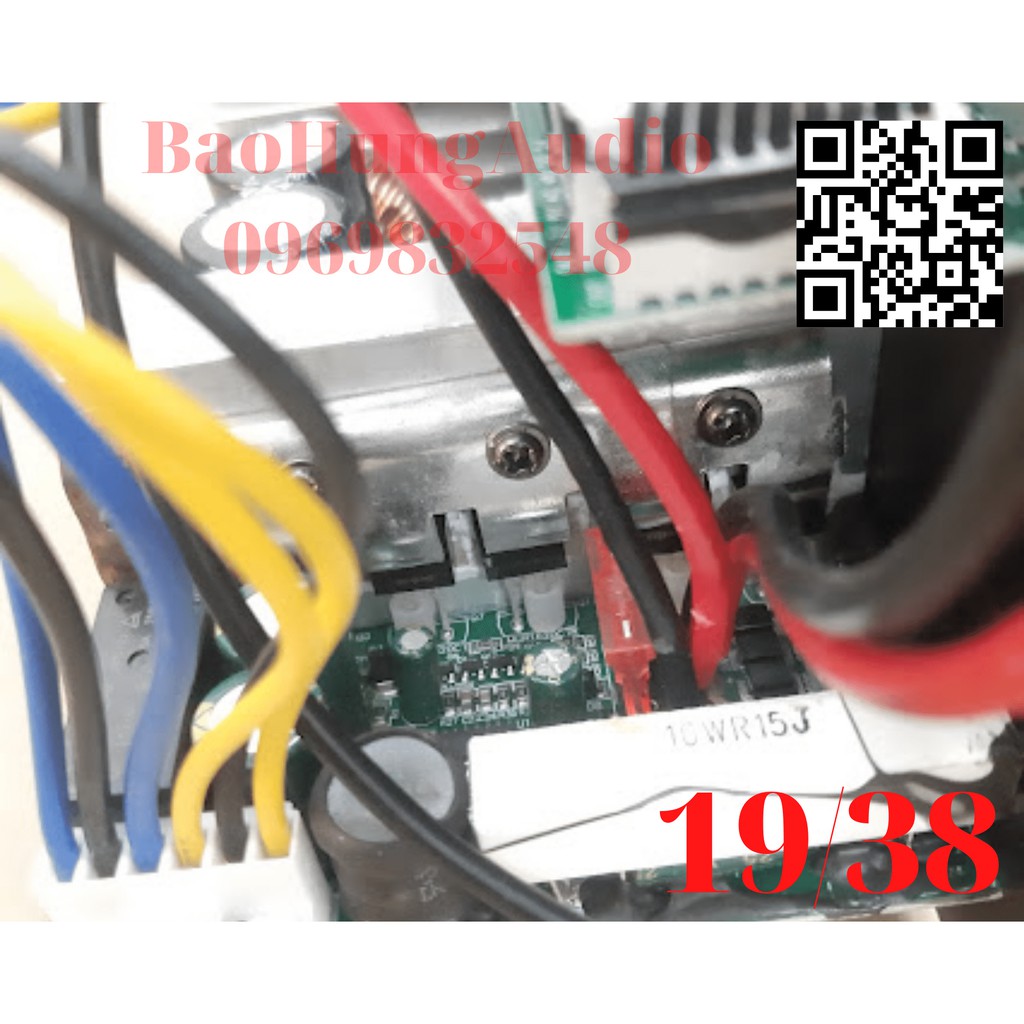 Bo mạch công suất lớn nguồn xuyến T20 19/38 chuyên lắp cho loa kéo đôi, loa kéo đơn 4 tấc 5 tấc.