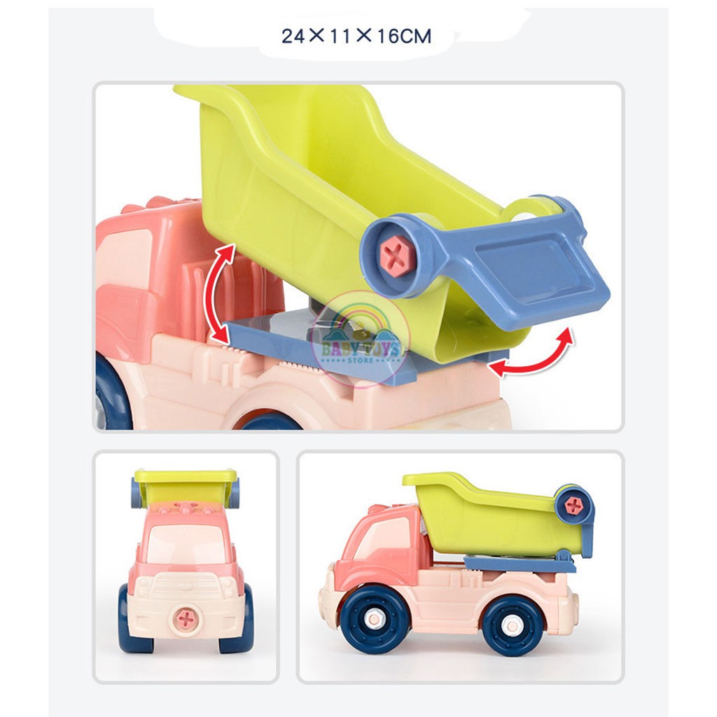 Xe Công Trình Tháo Lắp Kèm Bộ Sửa Chữa Cho Bé