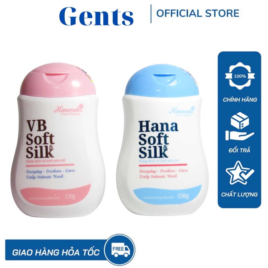 Dung dịch vệ sinh HANA VB SOFT SILK FREE SHIP, Thơm mát, dịu nhẹ, thoải mái