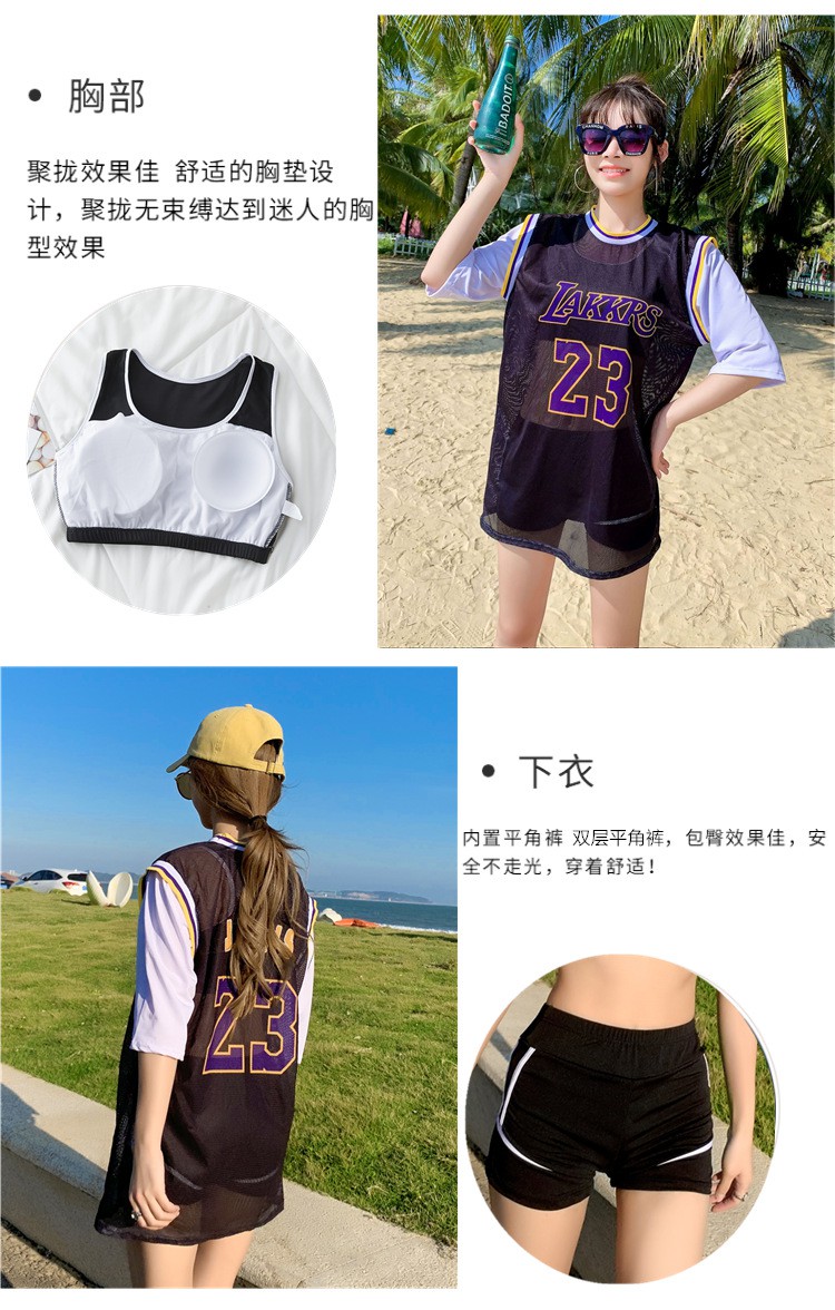 Bộ Đồ Bơi Ba Mảnh Thể Thao Phong Cách Hàn Quốc Cho Nữ | BigBuy360 - bigbuy360.vn