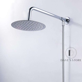 [Inox 304] Bộ sen tắm đứng gồm cần gắn tường, dây sen và bát sen [tổng dài 48cm]