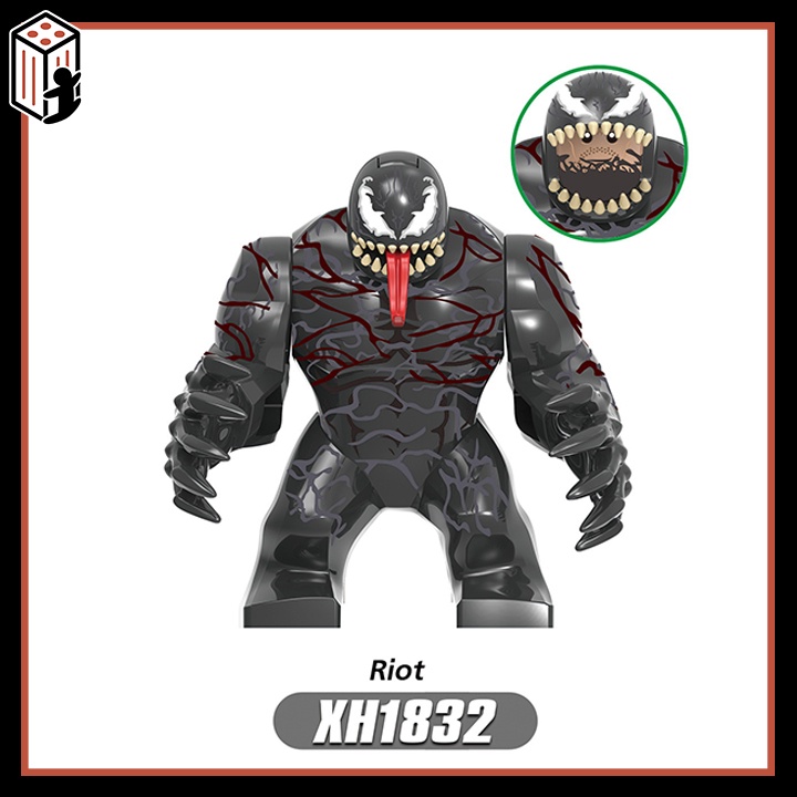 Siêu Anh Hùng Phản Diện Venom Riot Carnage Đồ Chơi Lắp Ráp Minifigure Super Heroes DC Marvel X0327