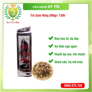 Trà Sam Hồng 200gr - giúp an thần ngủ ngon - tra sam hong