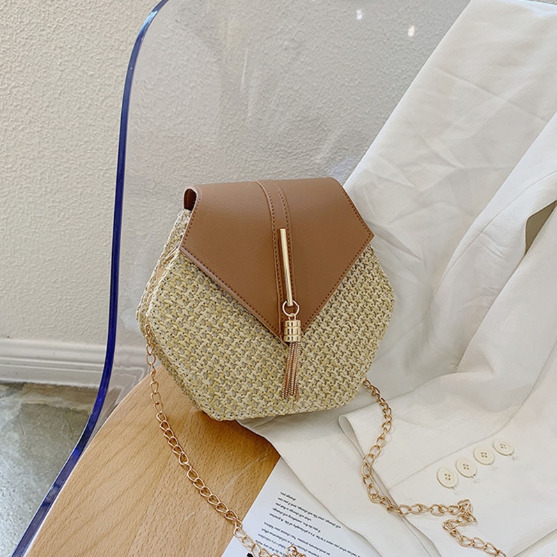 Túi Xách Đan Rơm Thời Trang Hè Cho Nữ