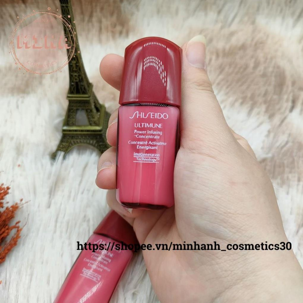 Tinh Chất Dưỡng Da Shiseido Ultimune Power Infusing Concentrate 10ml - bảo vệ làn da khỏe mạnh rạng rỡ