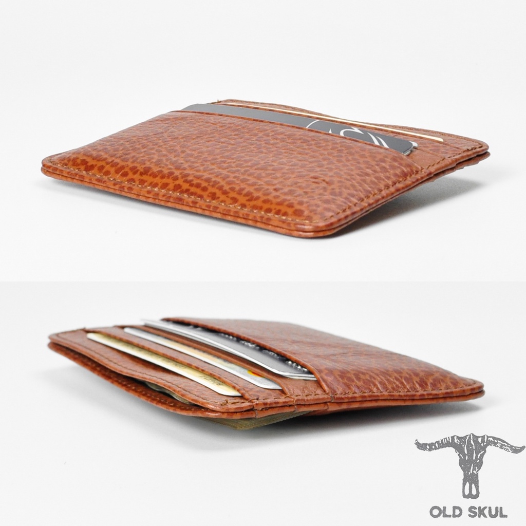Ví đựng thẻ da bò thật card holder kích thước 108x85mm V030