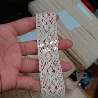 Ren trang trí bản 2cm
