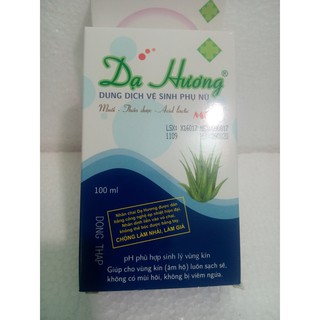 DUNG DỊCH VỆ SINH PHỤ NỮ DẠ HƯƠNG 100ML