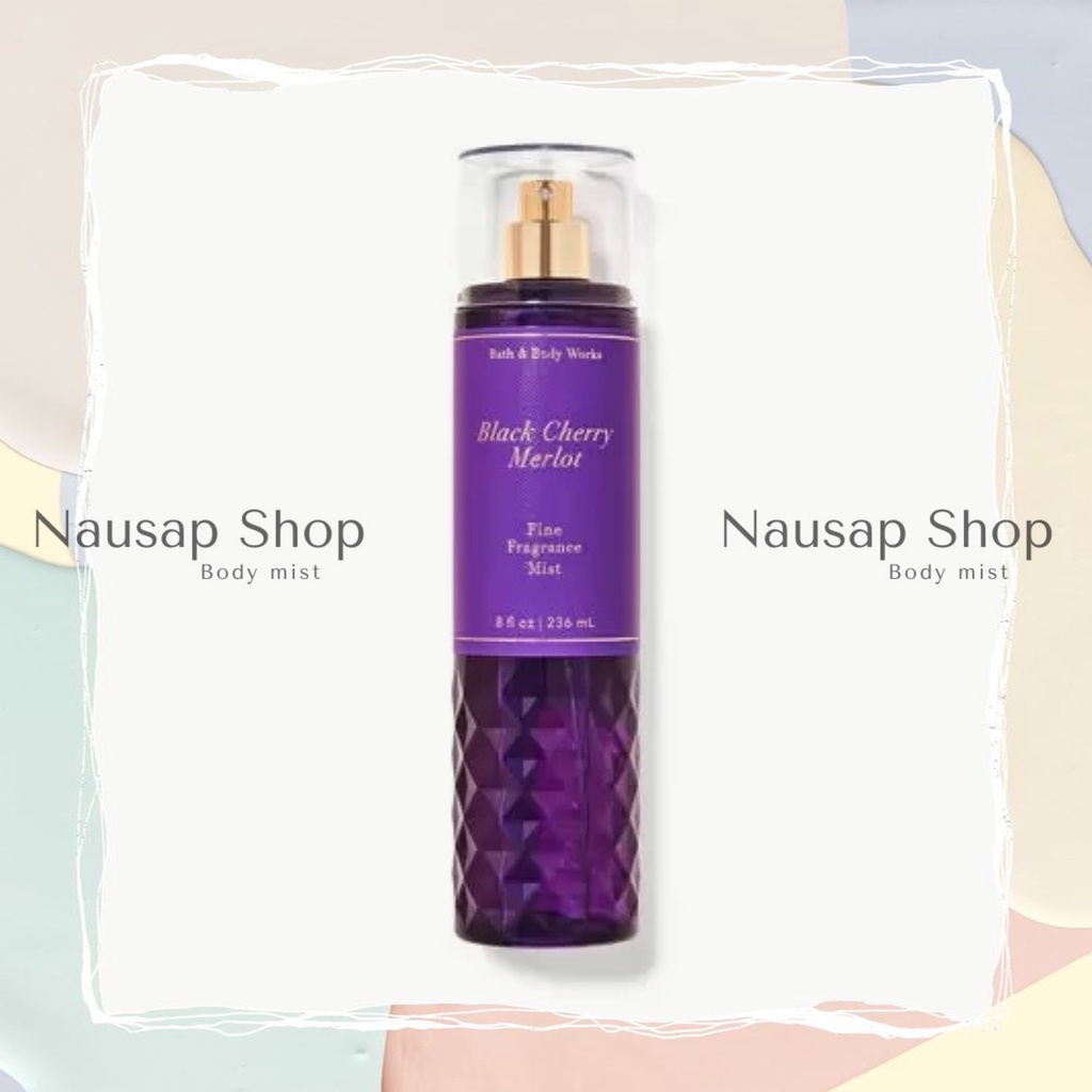 Xịt toàn thân Body Mist Bath & Body Works - Black Cherry Melot