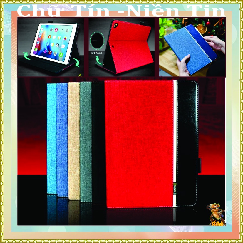 Bao da ốp khay dẻo vải jean may viền, ipad gen 7, 8, ipad pro 10.2- 10.5 inch,  ipad air 3 - dùng ch